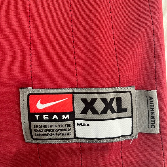 ‼️ Vintage Nike Authentic Alabama Crimson Tide 🐘🏀 Basketball Jersey - Size 2XL - Picture 6 of 8